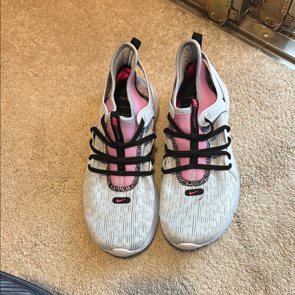 New Nike White and Pink Athletic Shoes